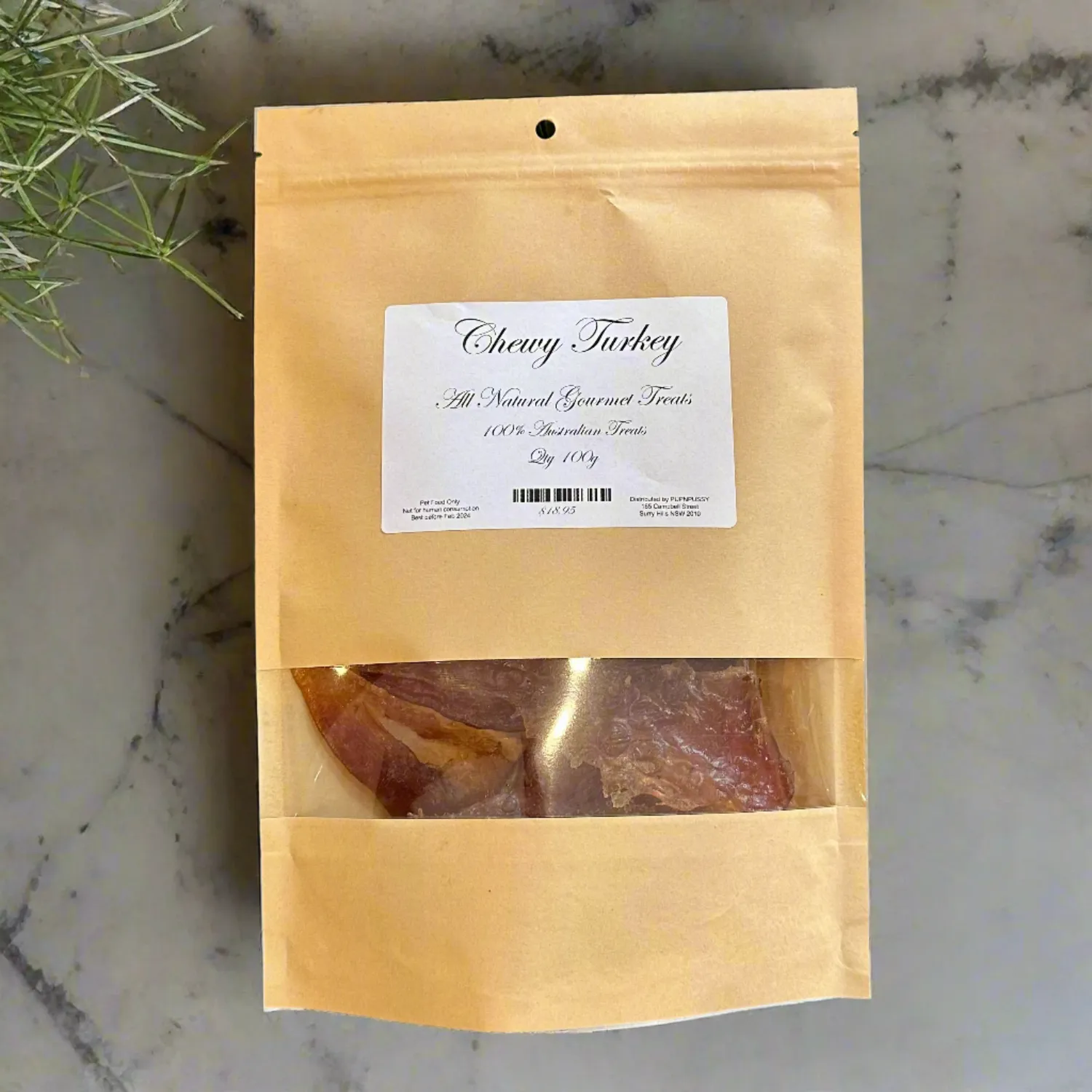 All Natural Gourmet Treats - Australian Chewy Turkey 100g