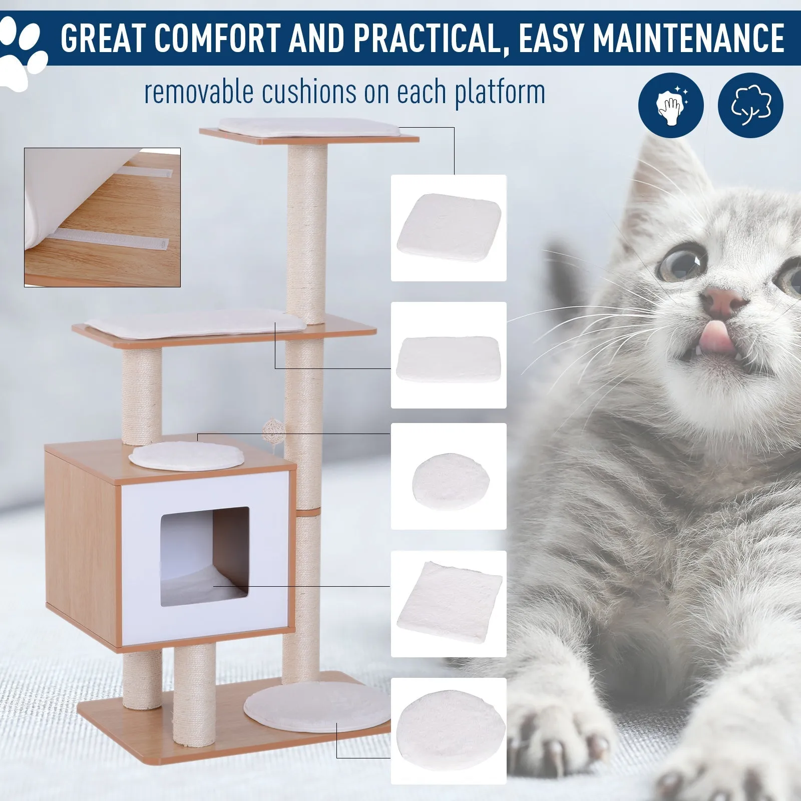Cosy Cube Cat Tree