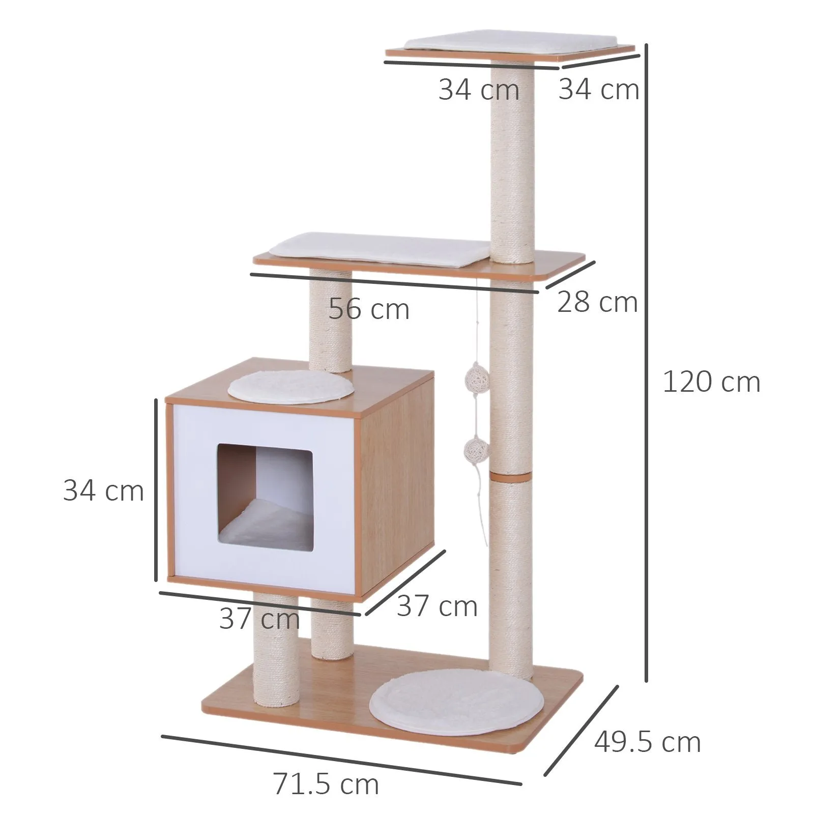 Cosy Cube Cat Tree