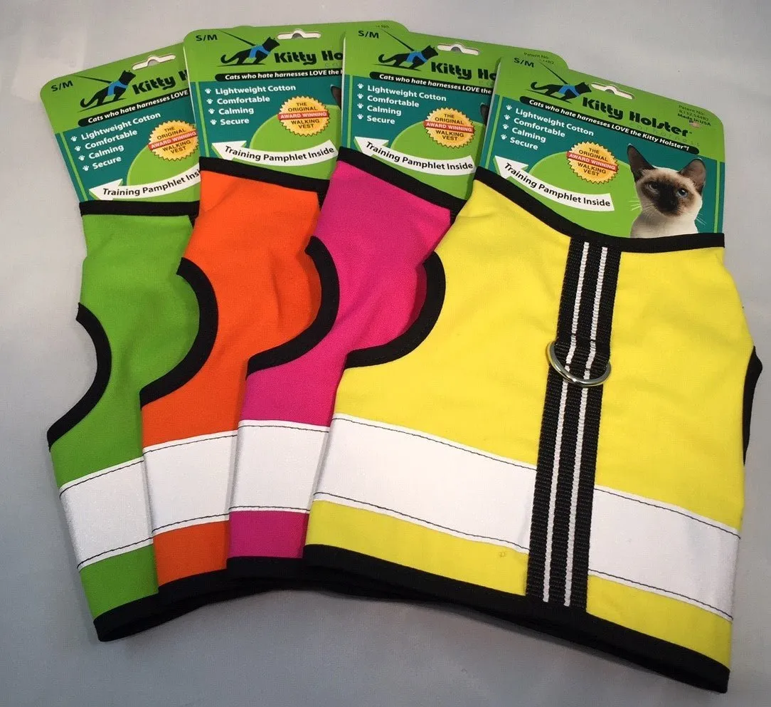Custom Kitty Holster Reflective Safety Vest (Made in USA)