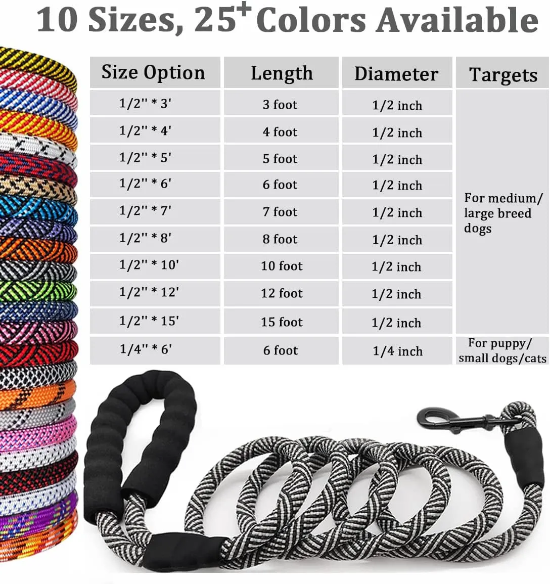 Durable Rope Dog Leashes - Meet Steady Strides! 🐾💪