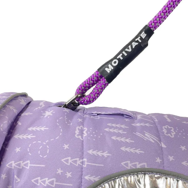 Huskimo Dog Coat - Odour Free Sherpa - Liliac (52cm)