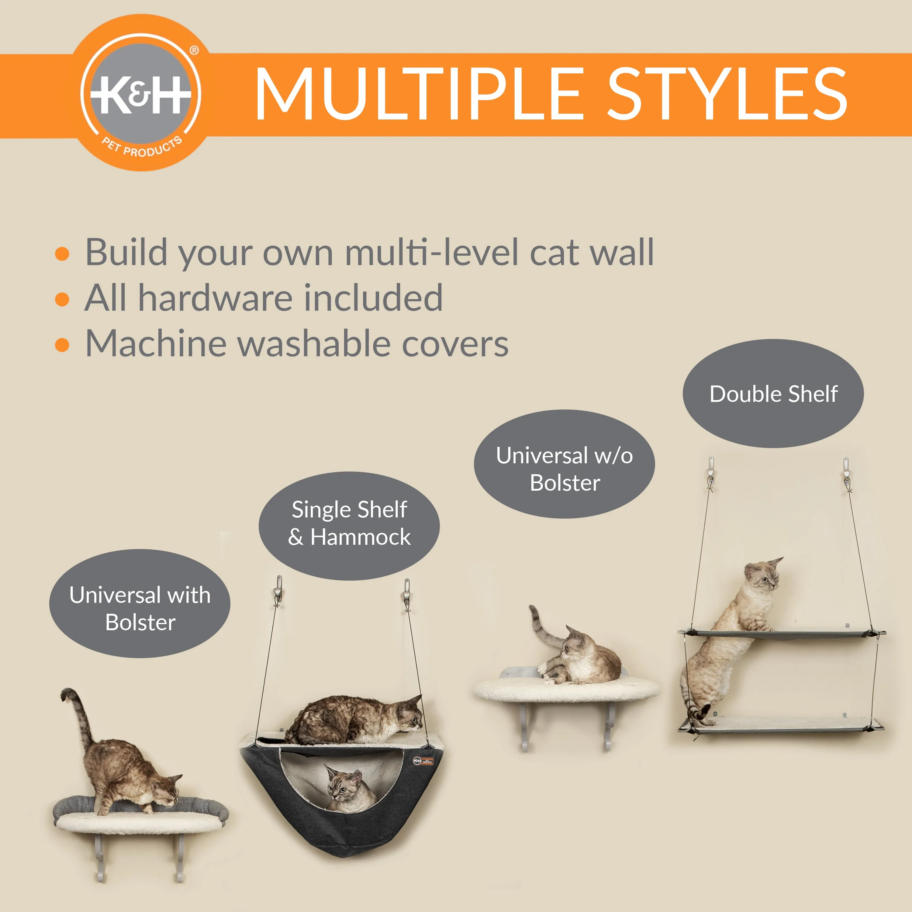 K&H Wall Mount Cat Shelf