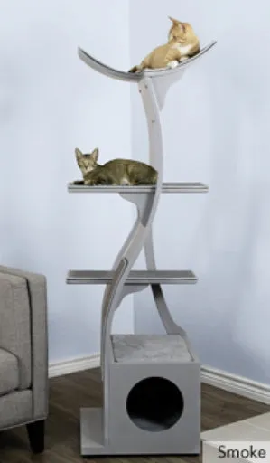 Lotus™ Cat Tree - Styled for the Design Conscious Cat Lover's Cat!  - ESPRESSO
