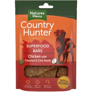 Natures Menu Superfood Bars Chicken with Coconut & Chia Seeds