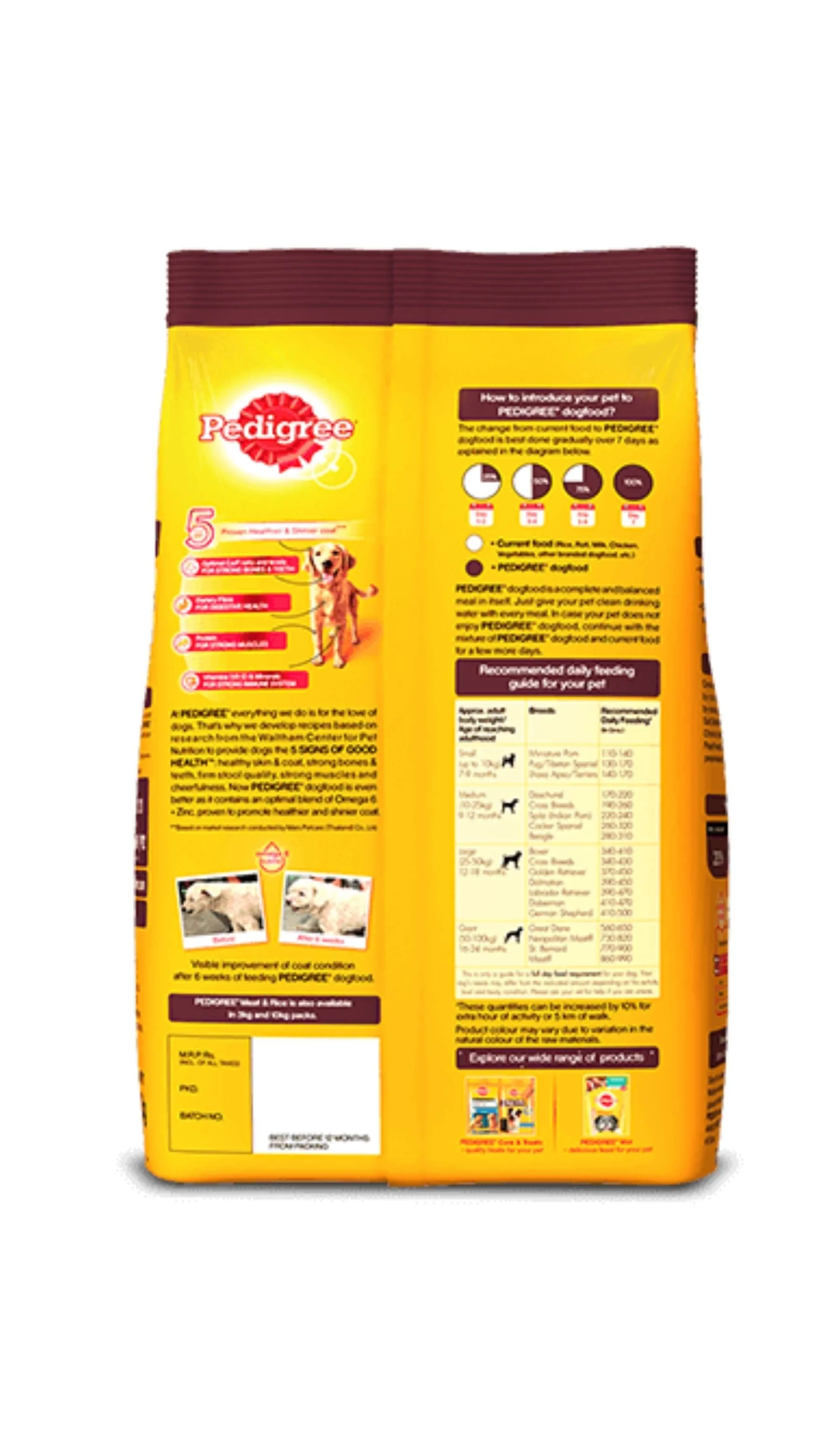 Pedigree Adult Dog Meat & Rice