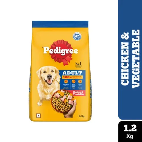 Pedigree Chicken and Vegetables Adult Dog Dry Food (Limited Shelf Life)