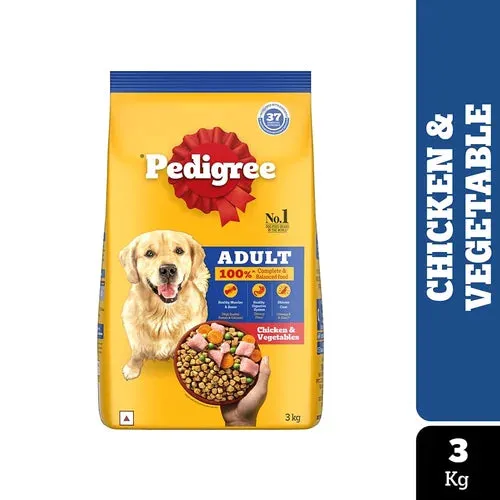 Pedigree Chicken and Vegetables Adult Dog Dry Food (Limited Shelf Life)