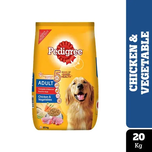 Pedigree Chicken and Vegetables Adult Dog Dry Food (Limited Shelf Life)