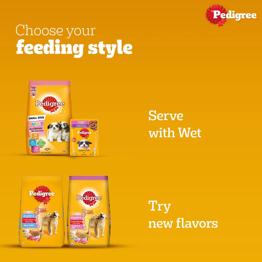 Pedigree Lamb & Milk Small Puppy Dry Dog Food
