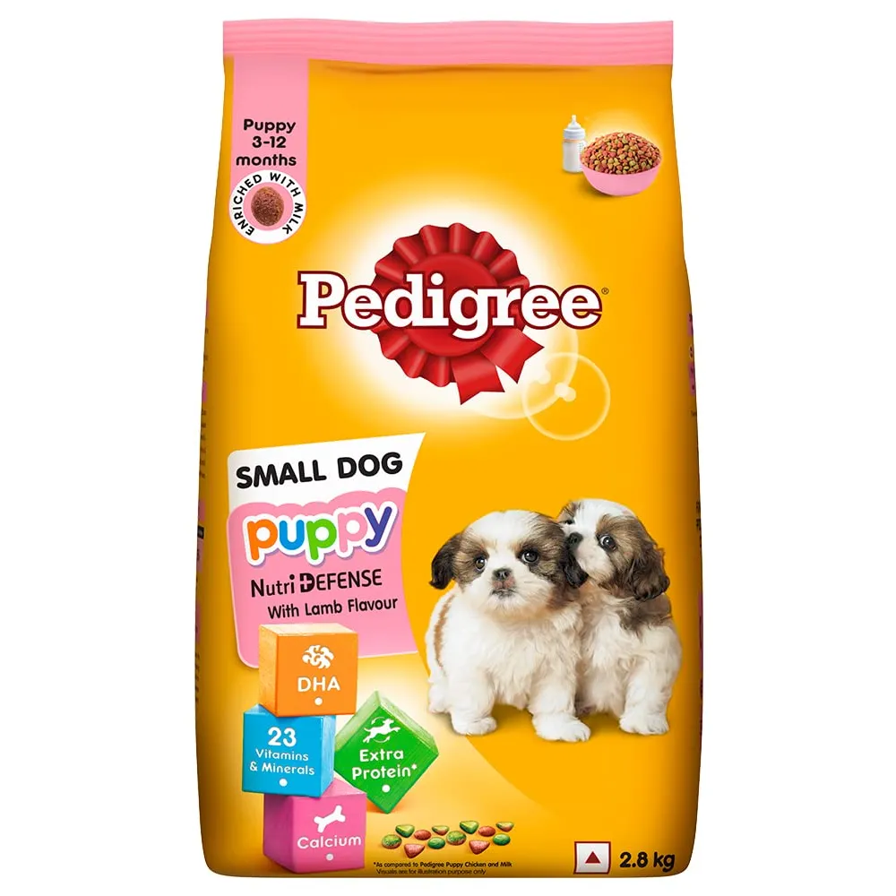 Pedigree Lamb & Milk Small Puppy Dry Dog Food
