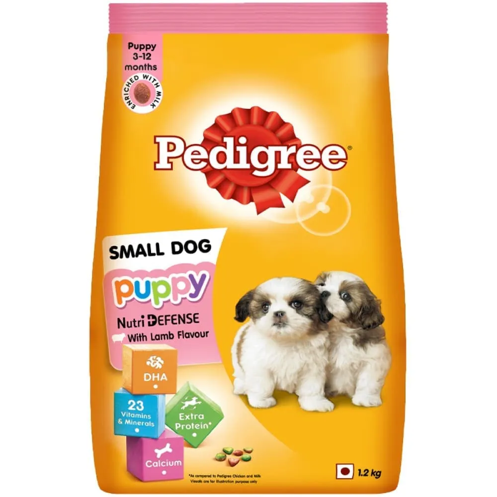 Pedigree Lamb & Milk Small Puppy Dry Dog Food