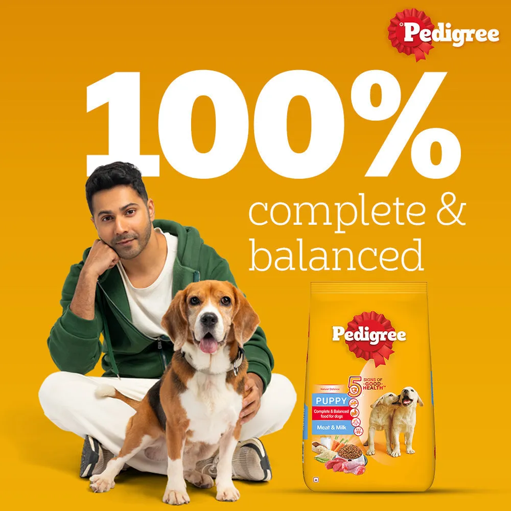 Pedigree Meat & Milk Puppy Dry Food (Buy 1 Get 1) (Limited Shelf Life)