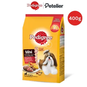 Pedigree Mini Adult 400g Beef Lamb & Vegetable Dry Dog Food