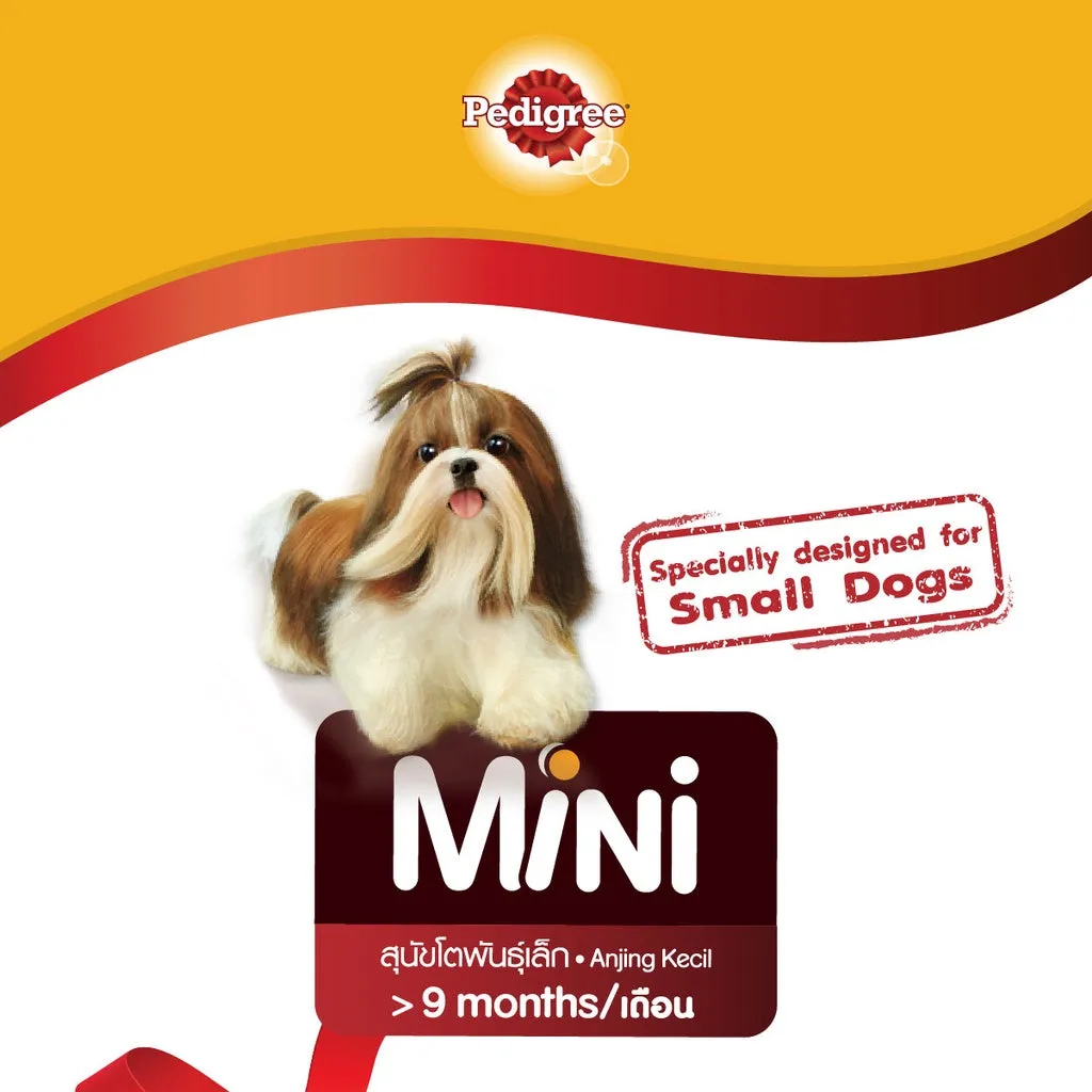 Pedigree Mini Adult 400g Beef Lamb & Vegetable Dry Dog Food