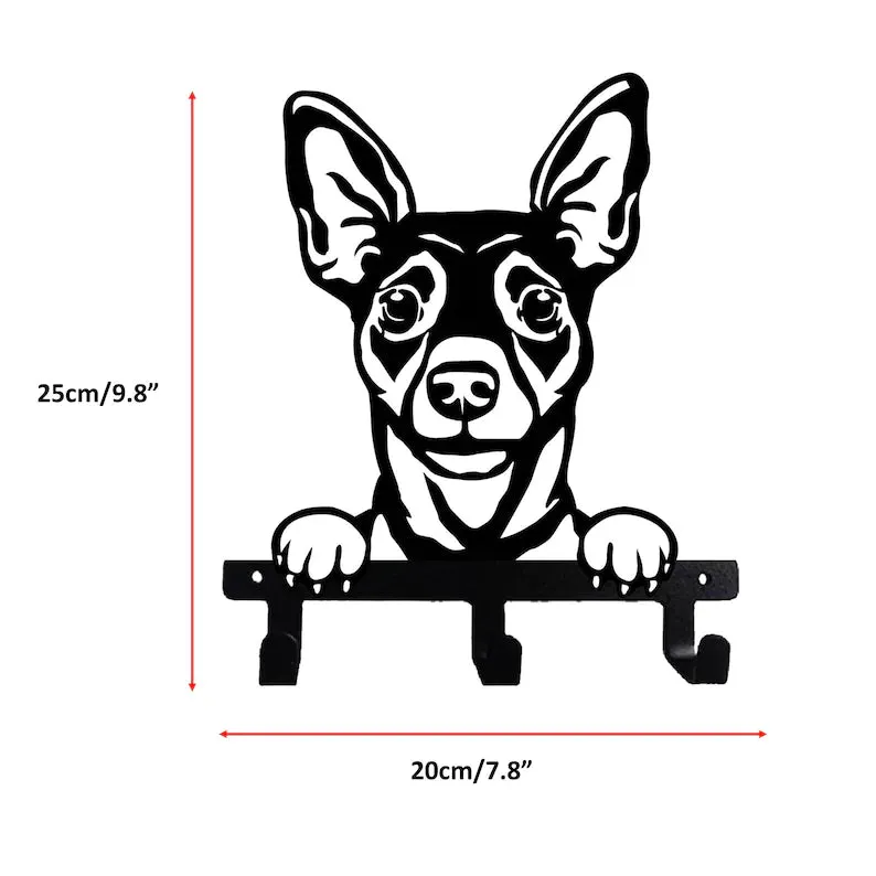 Rat Terrier Toy Fox Terrier Wall Hook