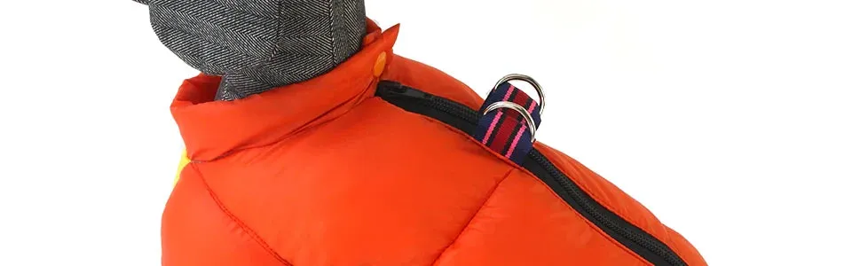 Winter Warm Jacket for Small to Medium Dogs - Waterproof & Reflective