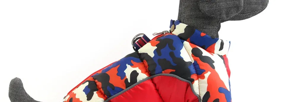 Winter Warm Jacket for Small to Medium Dogs - Waterproof & Reflective