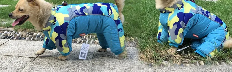 Winter Warm Jacket for Small to Medium Dogs - Waterproof & Reflective