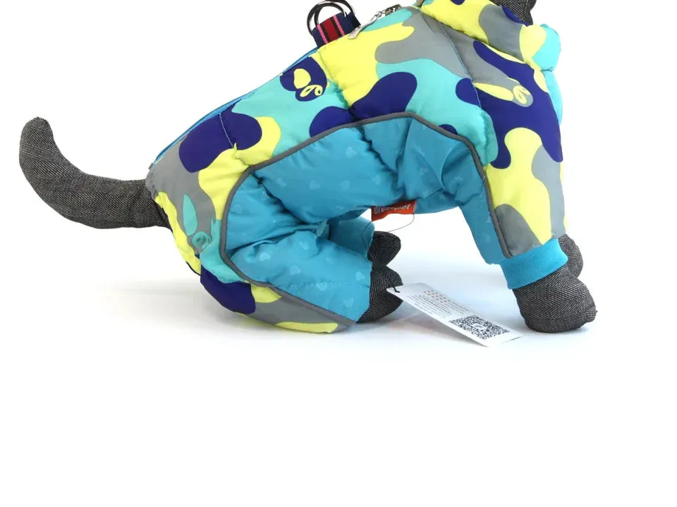 Winter Warm Jacket for Small to Medium Dogs - Waterproof & Reflective