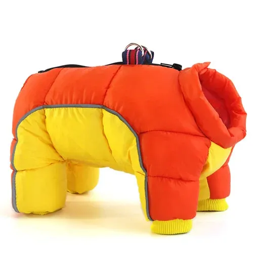 Winter Warm Jacket for Small to Medium Dogs - Waterproof & Reflective