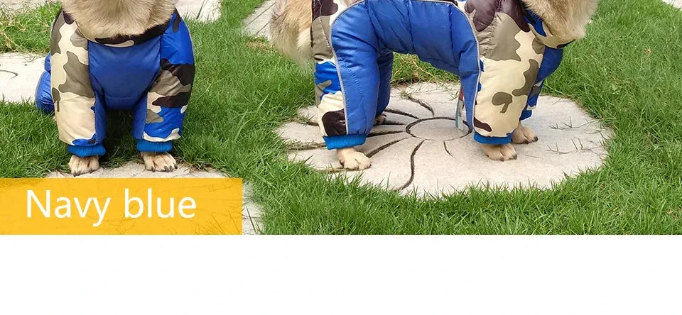 Winter Warm Jacket for Small to Medium Dogs - Waterproof & Reflective