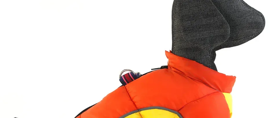 Winter Warm Jacket for Small to Medium Dogs - Waterproof & Reflective