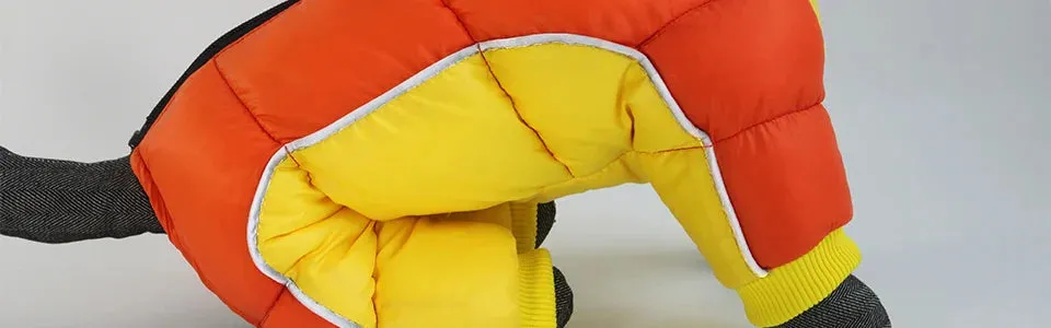 Winter Warm Jacket for Small to Medium Dogs - Waterproof & Reflective