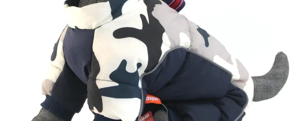 Winter Warm Jacket for Small to Medium Dogs - Waterproof & Reflective