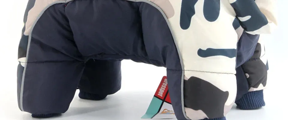 Winter Warm Jacket for Small to Medium Dogs - Waterproof & Reflective