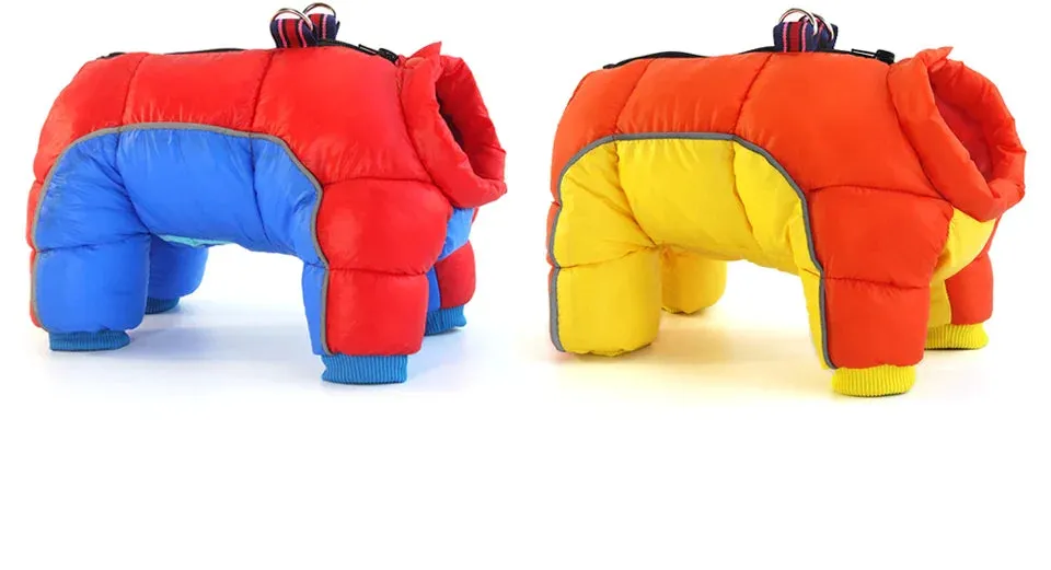 Winter Warm Jacket for Small to Medium Dogs - Waterproof & Reflective