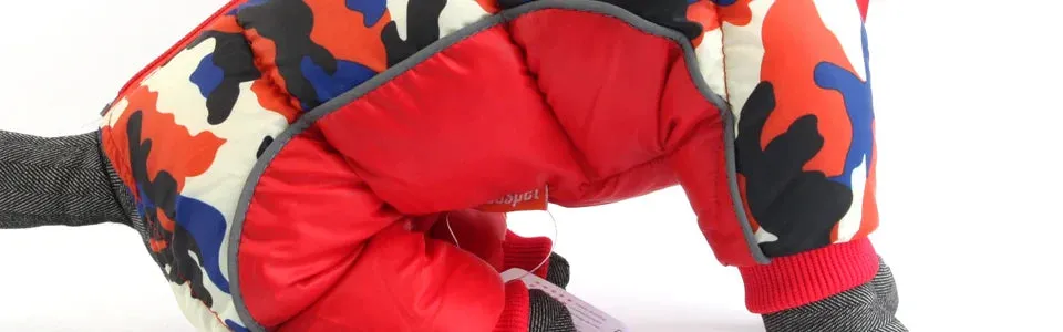 Winter Warm Jacket for Small to Medium Dogs - Waterproof & Reflective