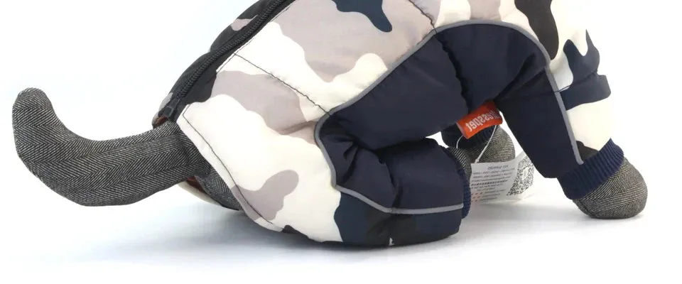 Winter Warm Jacket for Small to Medium Dogs - Waterproof & Reflective